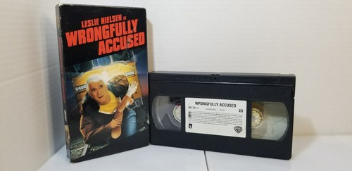Leslie Nielson: The Naked Gun 2 1/2 & Wrongfully Accused (VHS, 1991/98) Untested - Picture 5 of 5