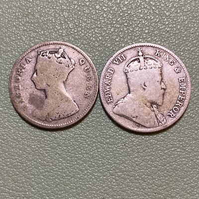 1904年 エドワード7世 香港一毫（10 Cents）銀貨 PCGS認証 1904年 エドワード7世 香港一毫（10 Cents）銀貨 PCGS認証