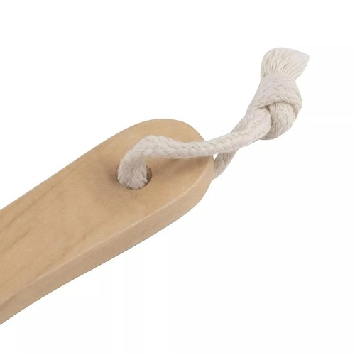 Natural Bristle Body Brush - Wooden Spa Scrubber for Dry Skin & Shower Care - Picture 10 of 10