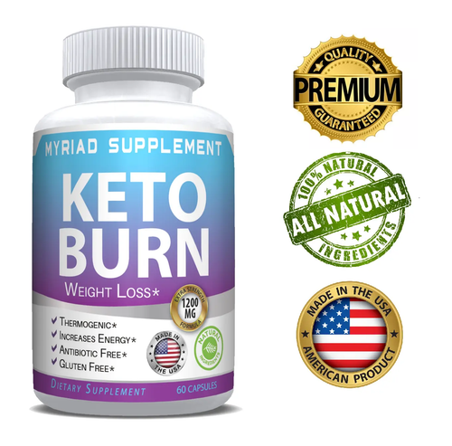 Keto BURN Diet Pills 1200 MG Ketosis Weight Loss Supplements - Picture 6 of 6