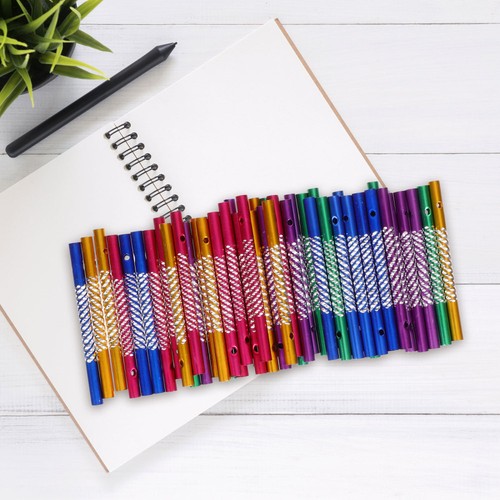 50PCS DIY Hollow Aluminum Wind Chime Wind Chime Aluminium Tube Making Supplies - 第 6/12 張圖片