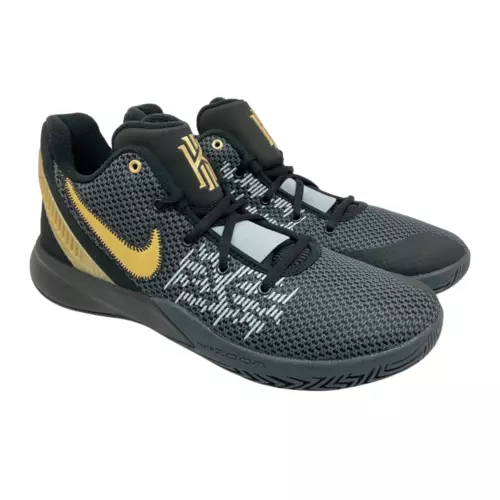 Nike Men's Kyrie Flytrap II Basketball Sneakers AO4436-004 Black/Gold Size 8M