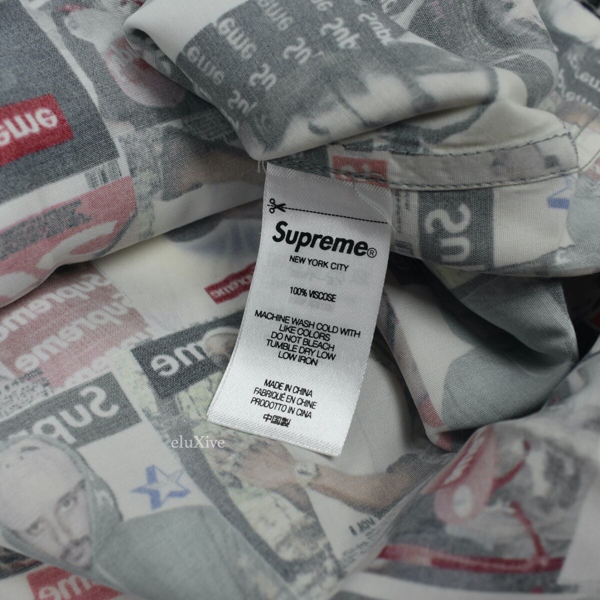 新品 supreme magazine shirt シュプリーム シャツ