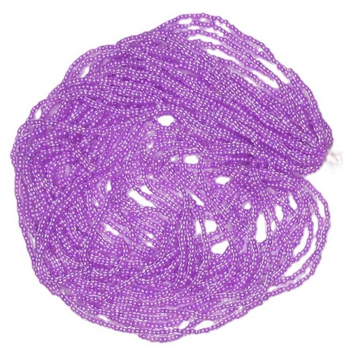 Czech 11/0 Preciosa Color-Lined Transp Rocaille Glass Seed Beads 12-strand Hank - Picture 63 of 146