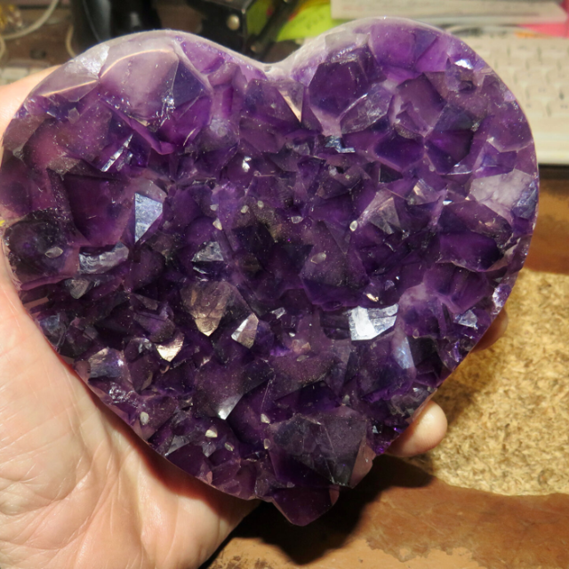 SPECIAL AMETHYST HEARTS