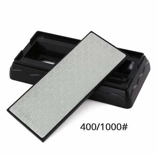 400&1000 Large Double-Sided Diamond Sharpening Stone Sharpener For Grit Kitchen - Bild 7 von 10