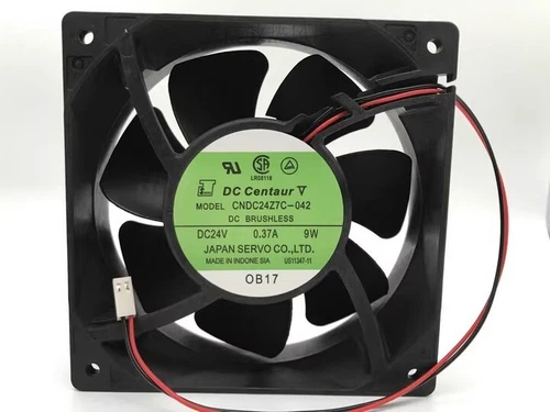 SERVO CNDC24Z7C-042 12038 DC24V 0.37A 9W 12CM 2-pin inverter cooling fan