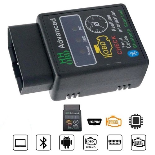 Check engine light scanning Bluetooth OBD2 Scanner Adapter Wireless Reader Tools - Bild 2 von 9
