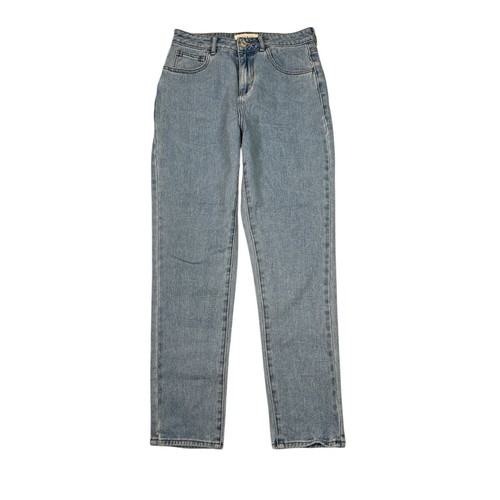 PacSun High Waisted Relaxed Tapered Mom Jeans Ankle Light Wash Womens 25 - Picture 2 of 7