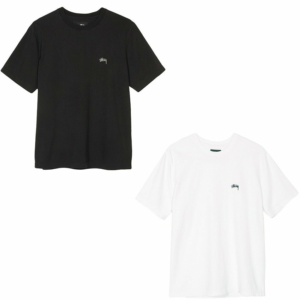 T-hemd Stussy Stock S sl Crew Herren T-hemd Stussy Stock S sl Crew Herren