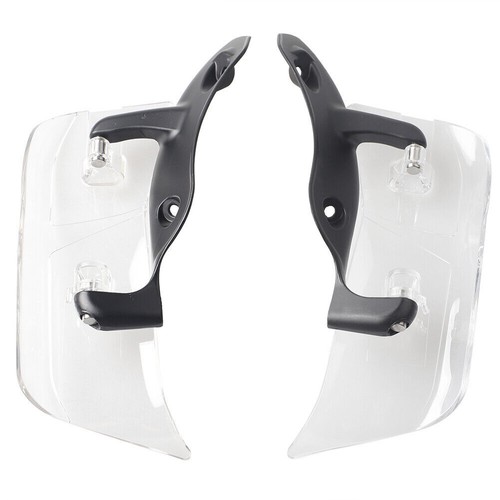 Side Wing Adjustable Windshield Air Deflector Clear for Harley Road Glide 15-20 - Picture 6 of 11