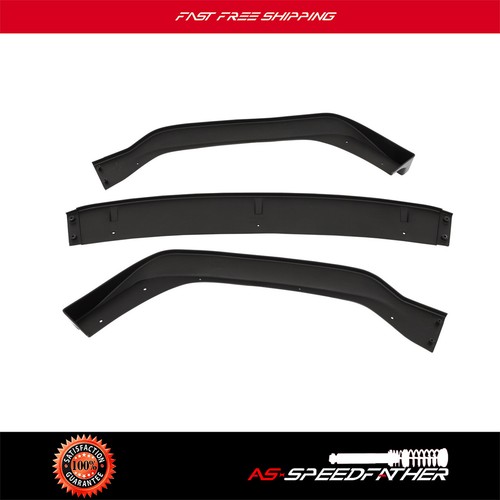For 2014-2016 Lexus IS350 F-Sport Front Bumper Lip BodyKit Spoiler Painted Black - Picture 4 of 10