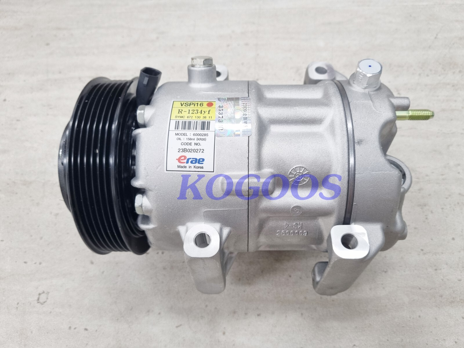 Aircon Compressor for SsangYong KORANDO C +D22F, R-1234YF 6721303811 +Express