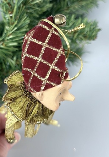 Collezione Katherine’s Wayne Kleski Decorazione Natalizia Clown Giullare su Bastone - Foto 10 di 15