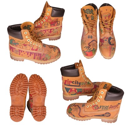 graffiti timberland boots