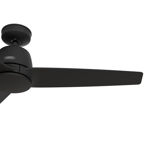 Hunter Fan 52 inch Casual in Matte Black Indoor Ceiling Fan with Remote Control - Picture 10 of 10