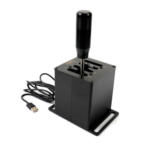 USB PC H Gear Shifter 7+R Sim Racing Game For Logitech G29 G27 G25 Thrustmaster - Picture 13 of 14