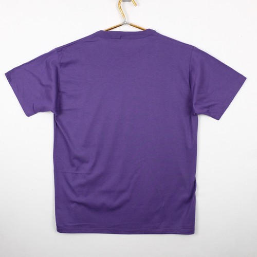 VINTAGE Russell Athletic Adult L Purple Short Sleeve T-Shirt - Picture 3 of 4