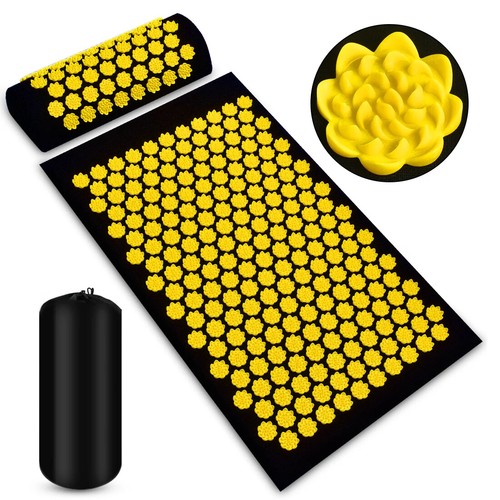 Massager Cushion Shakt Mat Massage Yoga Mat Acupressure Relieve Stress Back - Picture 11 of 45