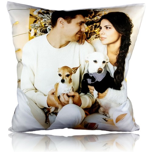Personalised Photo Cushion Cover Valentines Gift Filling BOTH SIDES PRINT love - Picture 5 of 5