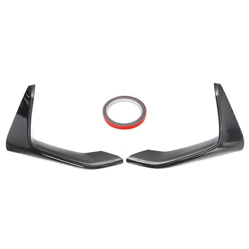 Carbon Fiber Look For BMW F80 M3 F82 F83 M4 Front Bumper Lip Splitters 2015-2019 - Picture 5 of 12