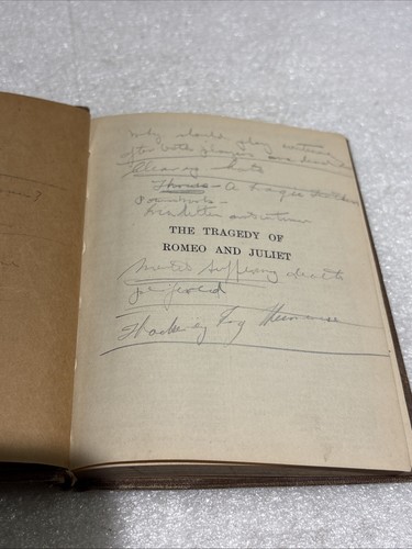 Rare & Vtg. Shakespeare The Tragedy Of Romeo And Juliet Macmillan Company 1917 - Picture 7 of 17