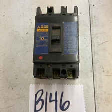 Mitsubishi No-Fuse Circuit Breaker 10 AMP, 2 Pole NF30-SS - ECS