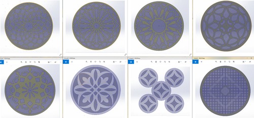 22 DXF file CNC 2 G-CODE Industrial Laser Cut Router Vinil Round Mandala Nr.0696 - Picture 16 of 24