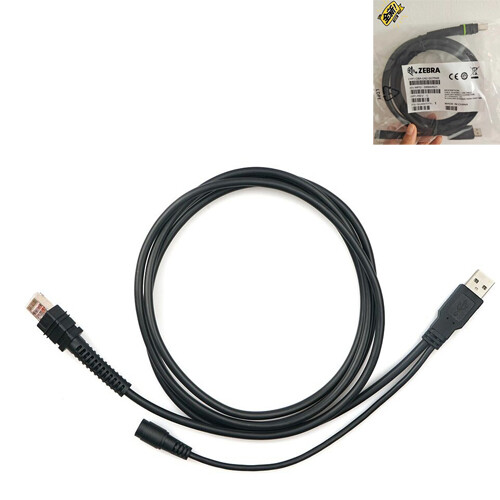 New For Zebra DS3678 Charging Cradle STB3678 Power Cable CBA-U42-S07PAR - Photo 1/6