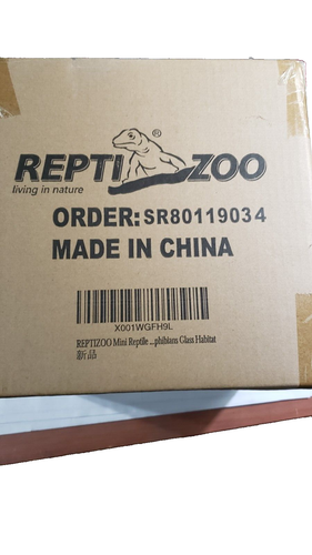 REPTI ZOO Reptile Sanctuary 801 Tank Glass Cage Terrarium 28x28cm 12" x 12" x 10 - Picture 4 of 5