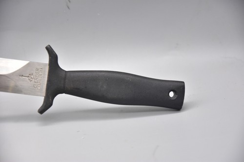 Vintage Gerber Mark 1 Fixed Blade Dagger Boot Knife Portland Ore USA No Sheath - Picture 3 of 8