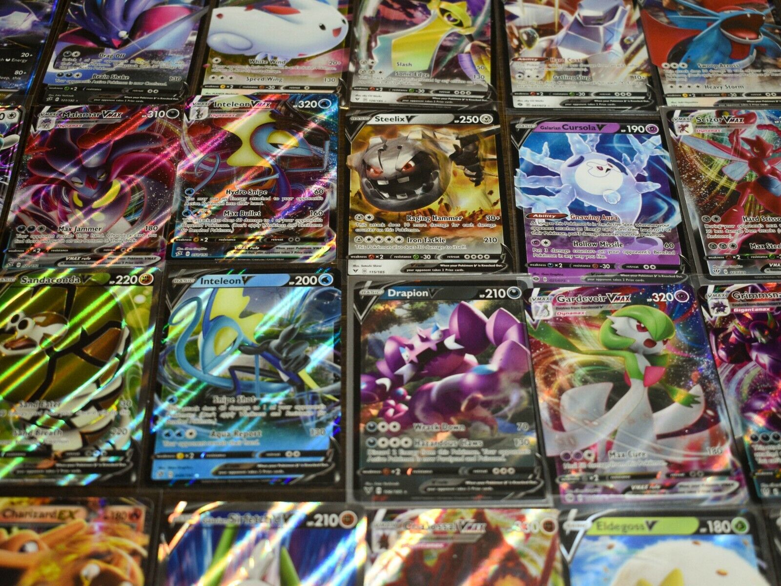 Pokemon Card Lot 100 OFFICIAL TCG Cards Ultra Rare Included - GX EX V VM & HOLOS