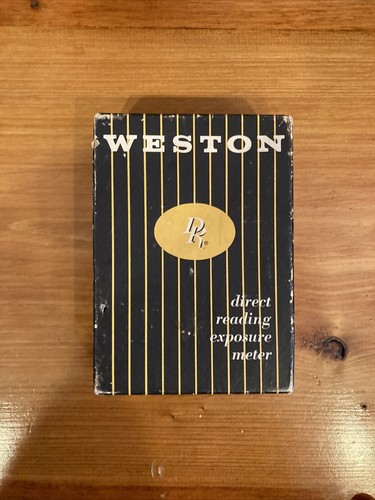 Vtg Weston Selenium Exposure Meter 1/50 Movies Camera Equipment Untested Box - Picture 3 of 6