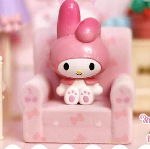 Sanrio Sitting Doll Series Kuromi Melody Blind Box Confirmed Figure Toys Gift - Picture 13 of 21