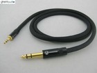 D08 (2m 6.5ft) --- 6.35mm 1/4" Jack TRS to 3.5mm 1/8' Jack TRS Stereo 4N-OFC