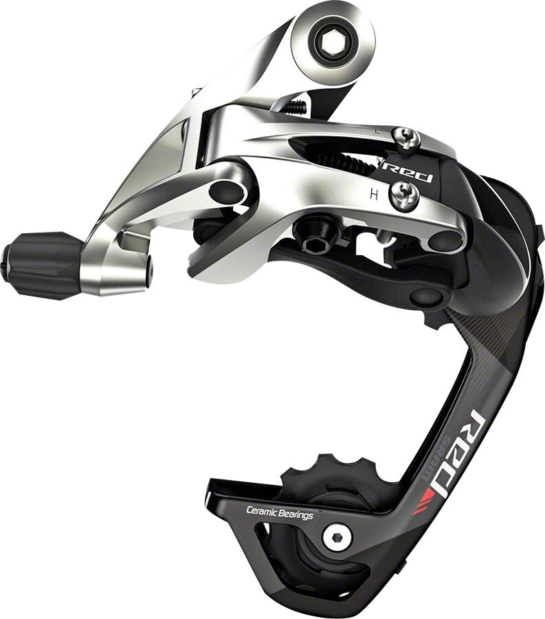 Задний переключатель SRAM Red WiFli - 11 скоростей, Средняя посадка, Черный