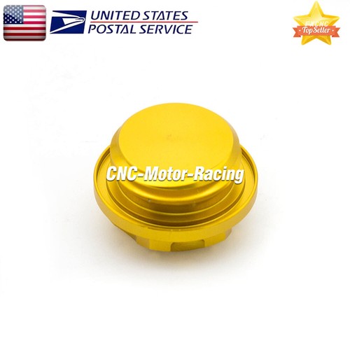 Gold CNC Engine Oil Filler Tank Cap For Yamaha YZF R3 2015-2025 YZF R6S 2006-09 - Picture 9 of 11