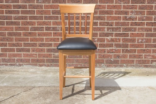 Franco 5 - Tasmanian Oak Dining Stool - Australian Made - Picture 2 of 7