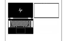 Laptop decal Skin for 16" HP Spectre x360 16-f2047nr 16-f2097nr 16-f1013dx