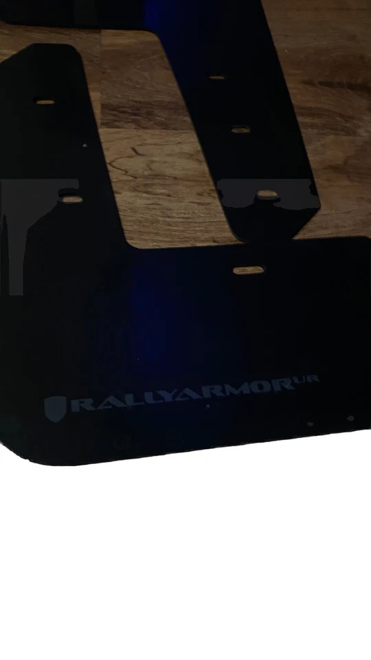 Juego de pares de guardabarros Scion FRS BRZ 86 2013-2020 Rally Armor (4) logotipo gris Foto 3 de 4