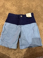 NWT Gymboree Bermuda Fit Adjustable Waist SUMMER Boys Blue Shorts Size 5