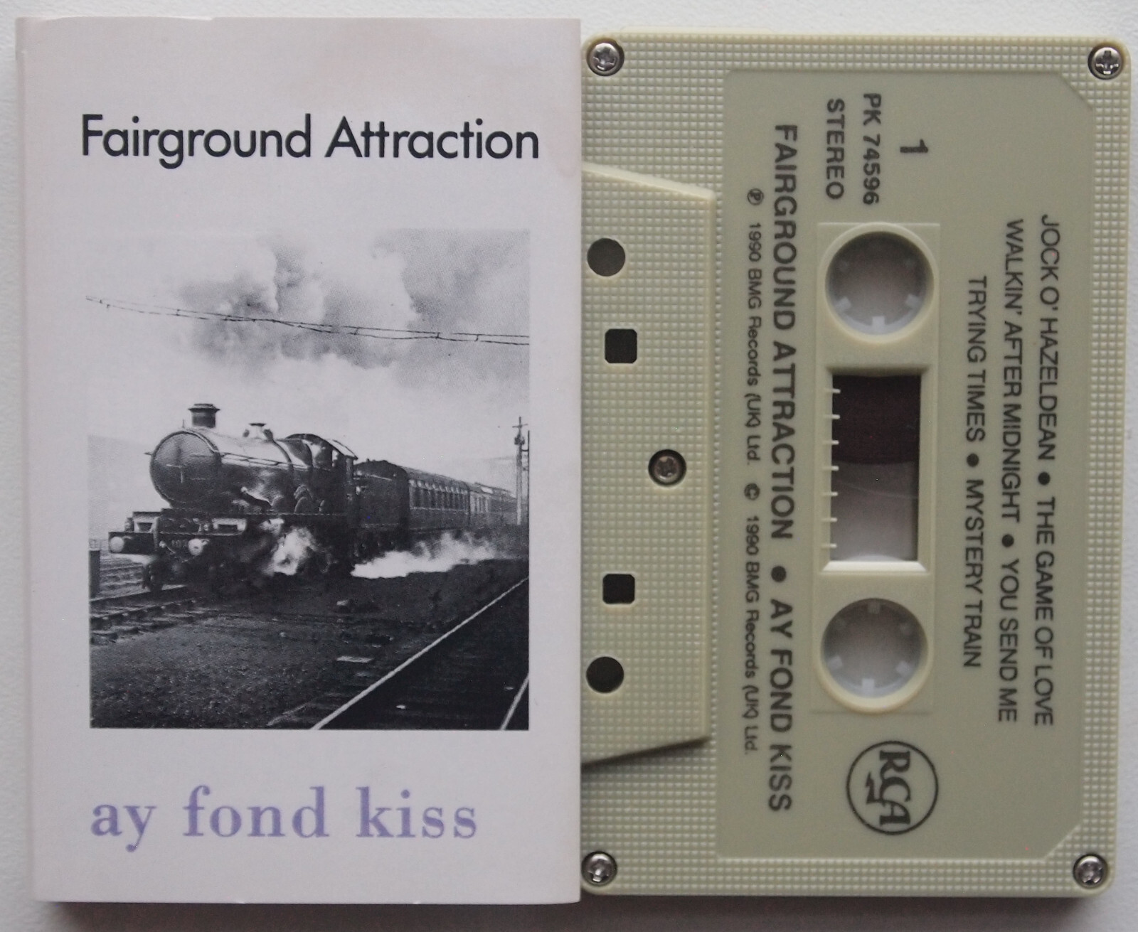 FAIRGROUND ATTRACTION - AY FOND KISS (RCA PK74596) 1990 SINGAPORE CASSETTE TAPE