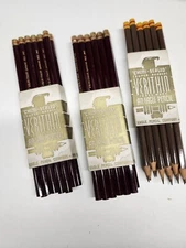 Eagle Pencil Company Chemi Sealed Verithin Vintage Pencils Lot Brown Red