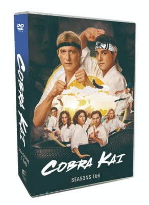 Cobra Kai: The Complete Series Seasons 1-6 DVD 14-Disc Box Set US SEALED