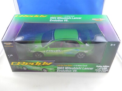 ERTL 2002 Mitsubishi Lancer Evolution VII American Muscle Greddy 1