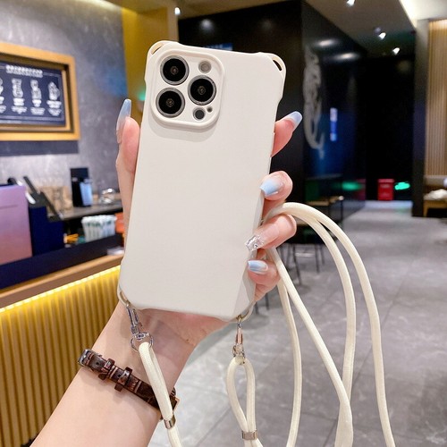 For iPhone 14 Plus 13 12 Pro Max 11 Shockproof Soft Crossbody Lanyard Case Cover - Picture 18 of 18