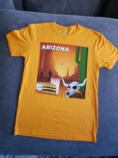 IN N OUT Burger T- Shirt Arizona! Hard To Find! Orange Size S
