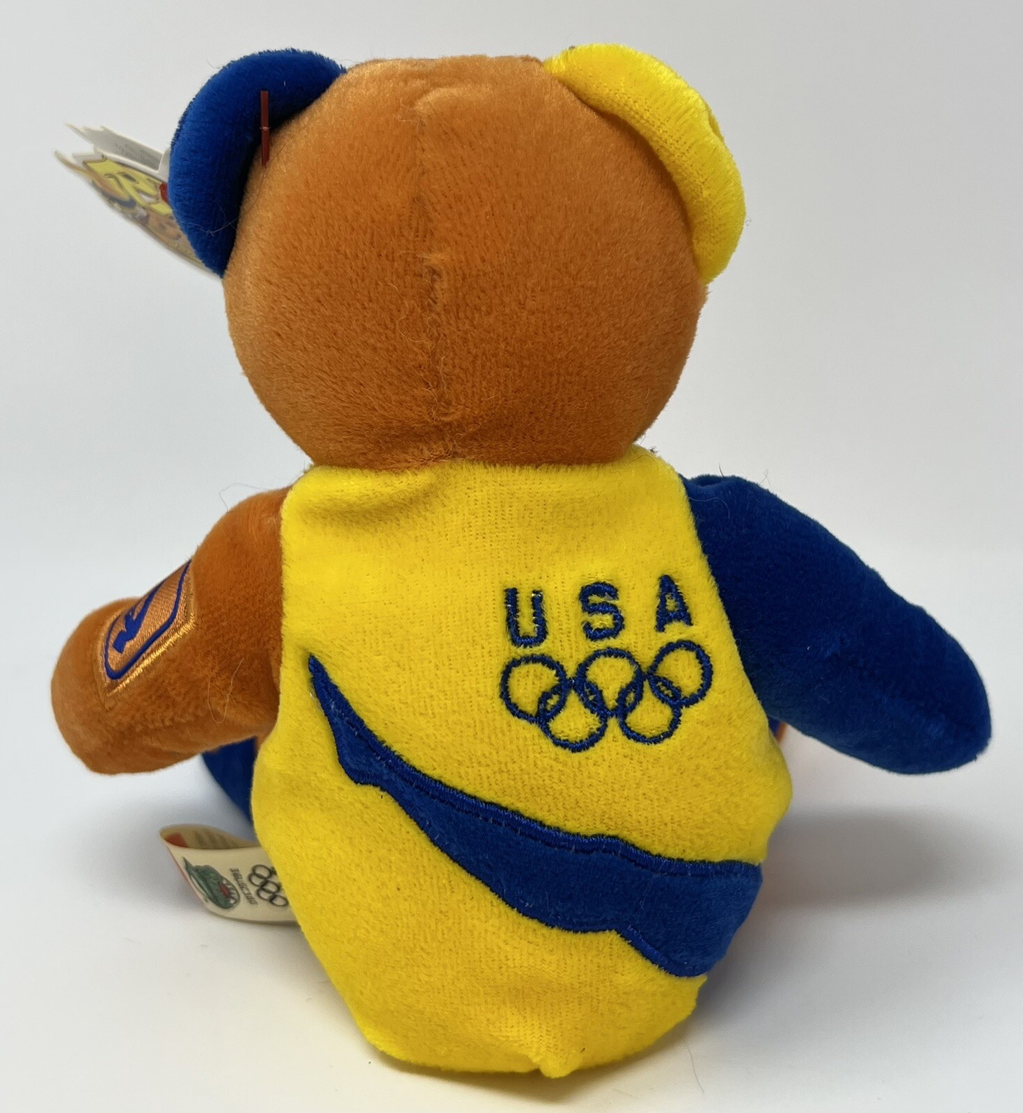 Team Ring Beans USA Olympic Diving Bean Bag Bear Plush Stuffed Animal