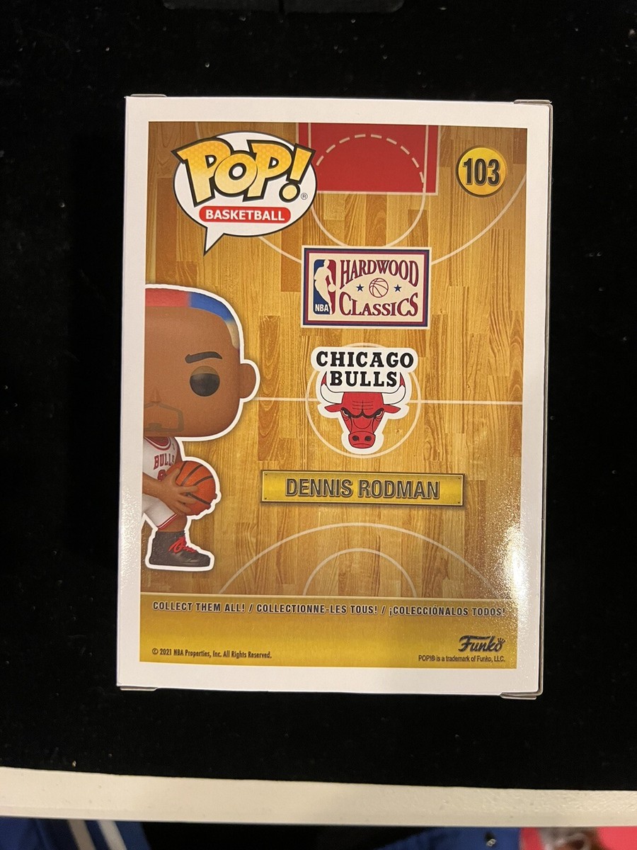 スポーツ Funko Pop Dennis Rodman Autographed Dennis Rodman Autographed Chicago Bulls Funko Pop Signed