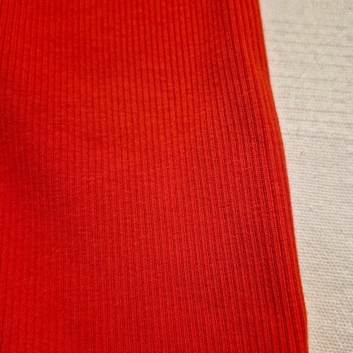 Hanna Andersson girls size 130 or 8 orange ribbed capri pull on pants EUC - Picture 4 of 5